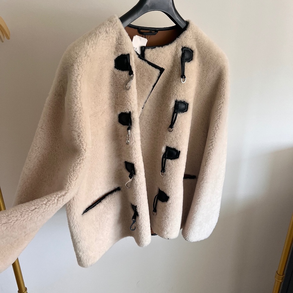 Toteme Shearling Teddy Coat